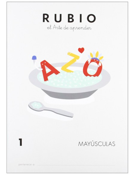 Rubio el arte de aprender mayusculas