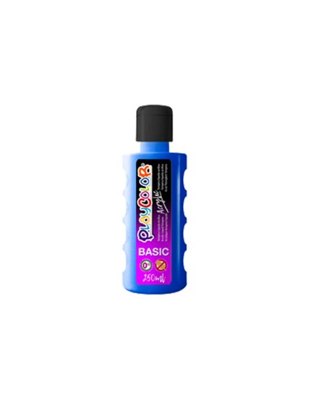 BOTE PINTURA PLAYCOLOR ACRYLIC 250ML AZ OSCURO