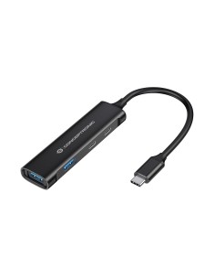 HUBBIES12B hub de interfaz USB 3.2 Gen 1 (3.1 Gen 1) Type-C 5000 Mbit/s Negro