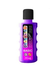 BOTE PINTURA PLAYCOLOR ACRYLIC 250ML VIOLETA