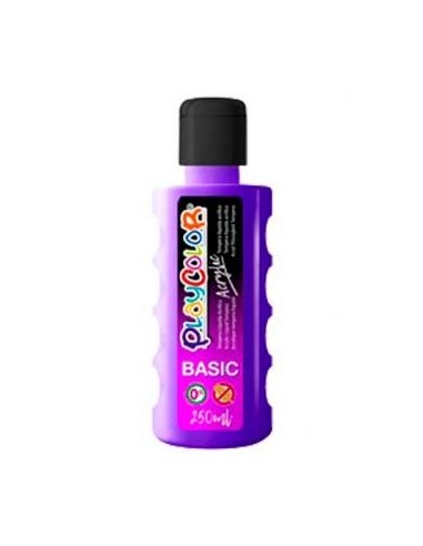 BOTE PINTURA PLAYCOLOR ACRYLIC 250ML VIOLETA
