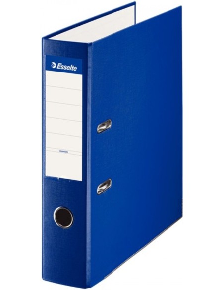 Archivador palanca A4 70mm carton forrado plastico color azul