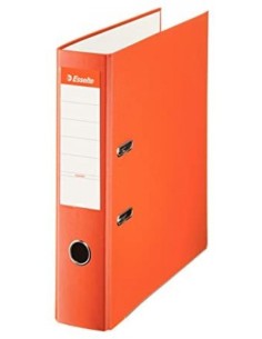 Archivador palanca A4 70mm carton forrado plastico color naranja