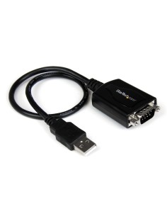 Cable 0,3m USB a Puerto Serie Serial RS232 DB9 con Retención del Puerto de Asignación COM