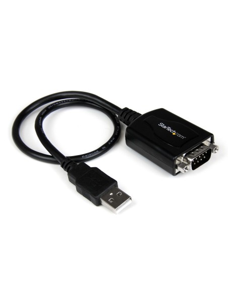 Cable 0,3m USB a Puerto Serie Serial RS232 DB9 con Retención del Puerto de Asignación COM