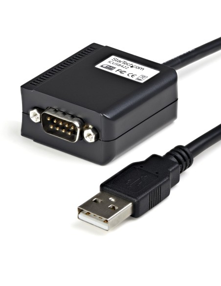 Cable 1,8m USB a Puerto Serie Serial RS422 y 485 DB9 con Retención Puerto COM