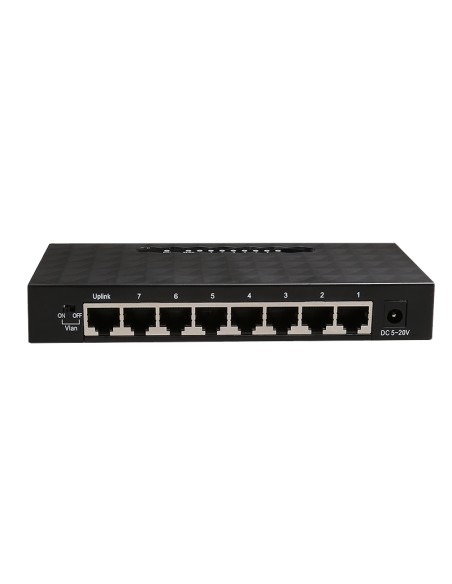GES8000 No administrado Gigabit Ethernet (10/100/1000) Negro