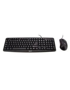 COM-CK-BASIC teclado USB QWERTY Español Negro