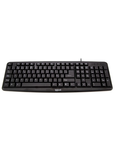 CK-BASIC-105T teclado USB QWERTY Español Negro CK-BASIC-105T teclado USB QWERTY Español Negro