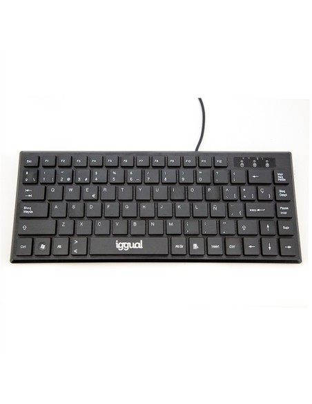Teclado USB compacto TKL Slim TKL-USB negro Teclado USB compacto TKL Slim TKL-USB negro
