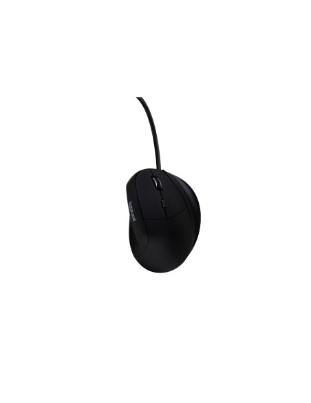 Ratón vertical USB ERGO-V 2400DPI negro