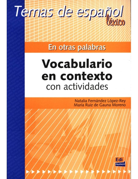 En otras palabras vocabulario en contexto
