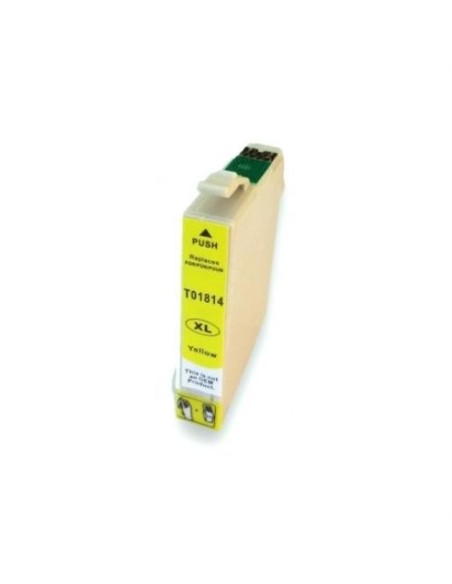 CARTUCHO TINTA COMPATIBLE EPSON T1814 AMARILLO