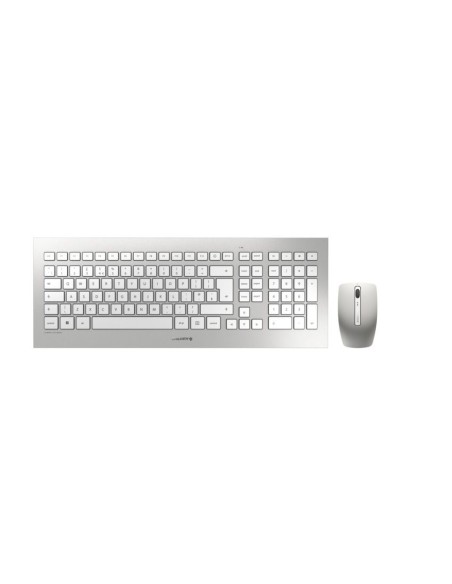 DW 8000 teclado Ratón incluido RF inalámbrico QWERTY Español Plata, Blanco DW 8000 teclado Ratón incluido RF inalámbrico QWERTY Español Plata, Blanco