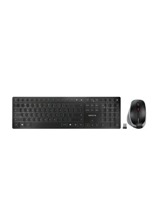 DW 9500 SLIM teclado Ratón incluido RF Wireless + Bluetooth QWERTY Español Negro, Gris