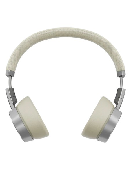 Yoga Auriculares Inalámbrico y alámbrico Diadema Bluetooth Crema de color, Blanco
