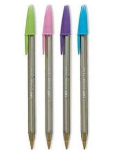 C 20 boligrafo bic cristal fashion colours large punta 16mm colores surtidos