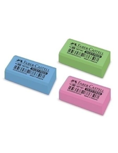 GOMA BORRAR FABER DUST-FREE Cj.30