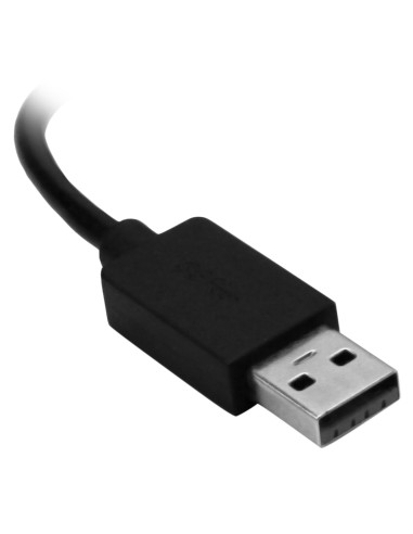Hub USB 3.0 de 4 Puertos - Hub USB Tipo-A con 1 Puerto USB-C y 3 Puertos USB-A - Alimentación por Bus USB - Hub Adaptador USB 3