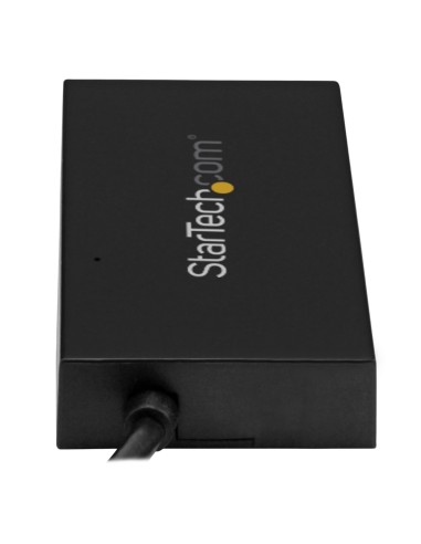 Hub USB 3.0 de 4 Puertos - Hub USB Tipo-A con 1 Puerto USB-C y 3 Puertos USB-A - Alimentación por Bus USB - Hub Adaptador USB 3