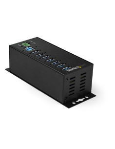 Hub Concentrador Ladrón USB de 7 Puertos con Adaptador de Corriente - con Protección ESD 350W - Hub Industrial USB 3.0 - de Pare 2