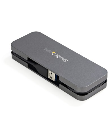 Hub USB 3.0 de 4 Puertos USB-A - Ladrón USB 3.2 Gen 1 SuperSpeed de 5Gbps Portátil Tipo A - Alimentado por el Bus USB - Concent