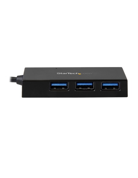 Concentrador USB 3.0 (5Gbps) de 4 Puertos - USB-C a 1x USB-C y 3x USB-A