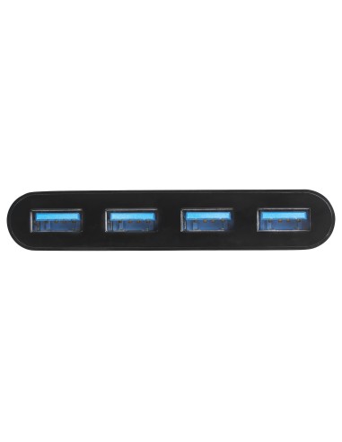Hub Concentrador USB 3.0 (5Gbps) de 4 Puertos - Ladrón USB-C a 4x USB A - Alimentado por el Bus