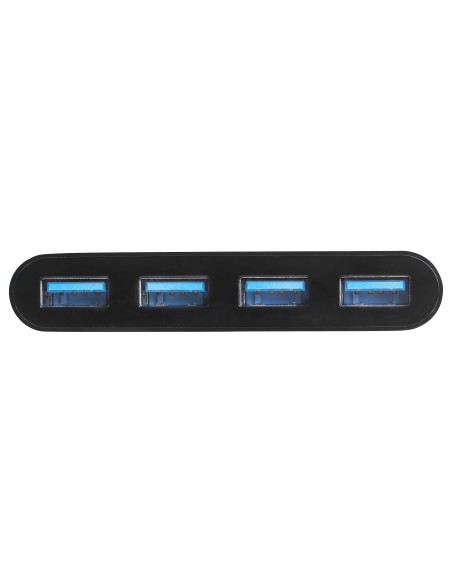 Hub Concentrador USB 3.0 (5Gbps) de 4 Puertos - Ladrón USB-C a 4x USB A - Alimentado por el Bus