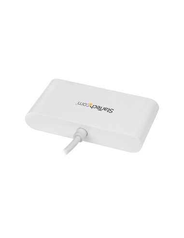 Hub Ladrón USB C con 4 Puertos USB-A (USB 3.0 SuperSpeed de 5Gbps) - Alimentado por el Bus USB - Concentrador Adaptador USB Tip