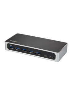 Hub Concentrador USB 3.0 USB C a 5x USB-A y 2x USB Tipo C de 7 Puertos - 5Gbps - Ladrón USBC Alimentado 2