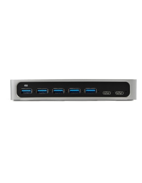 Hub Concentrador USB 3.0 USB C a 5x USB-A y 2x USB Tipo C de 7 Puertos - 5Gbps - Ladrón USBC Alimentado