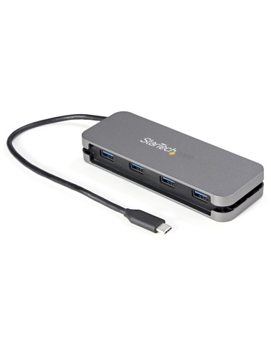 Hub Ladrón USB C de 4 Puertos - 4x USB-A - Concentrador USB 3.0 Tipo C de 5Gbps (USB 3.2 Gen 1) - Hub Portátil USB-C a USB-A - 