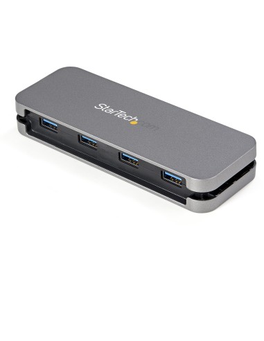 Hub Ladrón USB C de 4 Puertos - 4x USB-A - Concentrador USB 3.0 Tipo C de 5Gbps (USB 3.2 Gen 1) - Hub Portátil USB-C a USB-A - 