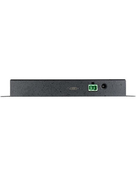 Hub USB-C de 4 Puertos de 10Gbps - Ladrón Concentrador USB Tipo C Industrial de Metal con 3 Puertos USB-A y 1 USBC - Protección