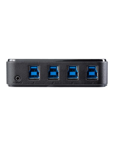 Switch Conmutador USB 3.0 (5Gbps) 4x4 para Compartir Dispositivos Periféricos