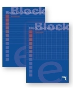 BLOCK EVALUAC. PACSA A4 50h HORIZONTAL - Pack de 10 unidades