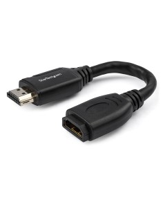 Cable de 15cm de Extensión Alargador HDMI 2.0 de Alta Velocidad con Ethernet - Extensor de Puertos - Cable para Conservar Puerto 2