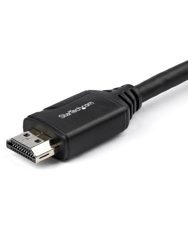 Cable de 15cm de Extensión Alargador HDMI 2.0 de Alta Velocidad con Ethernet - Extensor de Puertos - Cable para Conservar Puert