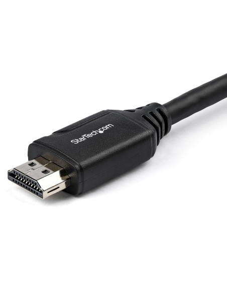 Cable de 15cm de Extensión Alargador HDMI 2.0 de Alta Velocidad con Ethernet - Extensor de Puertos - Cable para Conservar Puert