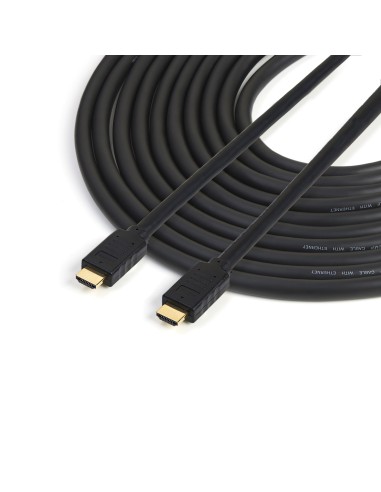 Cable de 15 metros HDMI con ethernet de alta velocidad Activo 4K de 60Hz - Cable HDMI CL2 para Instalación en Pared - Cable UHD