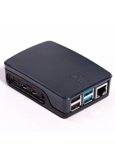 RASPBERRY CAJA PARA RASPBERRY OFICIAL PI 4,  NEGRO/GRIS (1876752)