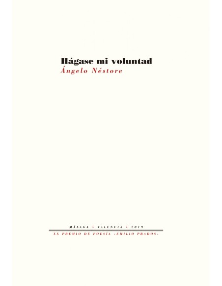 Hagase mi voluntad