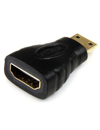 Adaptador Mini HDMI a HDMI -HDMI Ultra HD 4K 30Hz de Alta Velocidad - HDMI 1.4 - Conectores Chapados en Oro - Adaptador HDMI UH