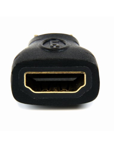 Adaptador Mini HDMI a HDMI -HDMI Ultra HD 4K 30Hz de Alta Velocidad - HDMI 1.4 - Conectores Chapados en Oro - Adaptador HDMI UH