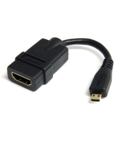 Adaptador Micro HDMI a HDMI - Vídeo 4K 30Hz -Cable Adaptador Dongle Micro HDMI Tipo D de Alta Velocidad a HDMI 1.4 - para Monito 2