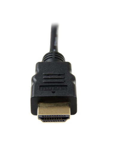 Cable de 2m Micro HDMI a HDMI con Ethernet - Vídeo de 4K a 30Hz - Cable Adaptador Conversor Micro HDMI Tipo D de alta velocidad