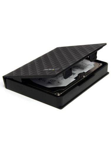 Paquete de 3 Cubiertas Protectoras - Funda de Plástico Disco Duro de 2,5in Pulgadas - Forro - Negro