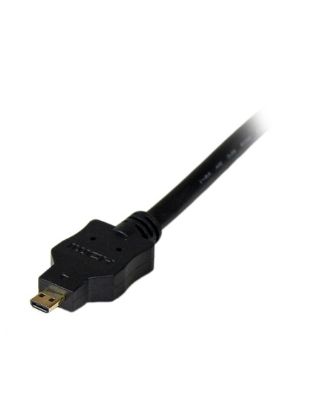 Cable de 2m Adaptador Conversor Micro HDMI a DVI-D para Tablet y Teléfono Móvil - Convertidor de Vídeo para Dispositivos Micro 