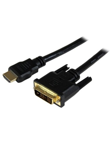 Cable HDMI a DVI 1,5m - DVI-D Macho - HDMI Macho - Adaptador - Negro